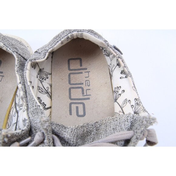 Hey Dude Wendy Linen Shoes Sneakers Women's Walking Comfort Sz 9 Eur 40 - Picture 7 of 12